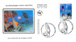 FDC Soie - Archéologie Sous-marine - 8/7/2022 Erbalunga - 2020-…