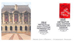 FDC LNF - Lille 2020, Capitale Mondiale Du Design - 3/1/2020 - 2020-…