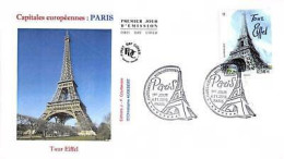 FDC - Capitales Européennes, Paris, Tour Eiffel, Oblit 4/11/10 Paris - 2010-2019