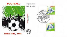 FDC - Football, Timbre Recto Verso - Oblit 13/6/2010 Paris - 2010-2019