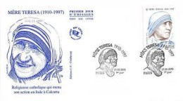 FDC - Mère Teresa - Oblit 27/5/2010 Paris - 2010-2019