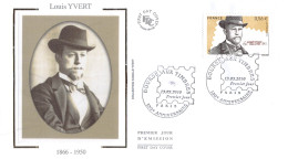 FDC Soie - 150e Anniv Bourse Aux Timbres, Louis Yvert - Oblit 13/5/2010 Paris - 2010-2019