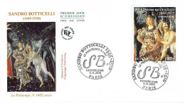 FDC - Tableau Sandro Botticelli (4518), Oblit 4/11/2010 Paris - 2010-2019