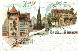 Gruss Aus Nürnberg - Litho - Nuernberg