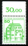 BRD DS BURGEN U. SCHLÖSSER Nr 1038A Postfrisch ORA X2758C6 - Unused Stamps