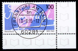 BRD 1995 Nr 1813 Zentrisch Gestempelt ECKE-URE X2CF7E2 - Used Stamps