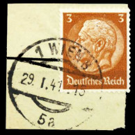 3. REICH 1933 Nr 513 Gestempelt Briefstück Zentrisch X5DA932 - Gebruikt