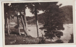 Lac Chambon 63  Carte Glacée Circulée _Au Fond Restauranr - Altri & Non Classificati