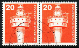 BRD DS INDUSTRIE U. TECHNIK Nr 848 Gestempelt WAAGR PAAR X668262 - Used Stamps