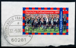 BRD 1997 Nr 1958 Gestempelt Briefstück Zentrisch X6B14FA - Used Stamps