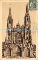 R172297 Rouen. Eglise Saint Ouen. Facade. La Cigogne - World
