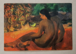 80s-Narodni Muzej Beograd-POL GOGEN (1848-1903)-PAUL GAUGUIN-Tahitienne-Vintage Photo Postcard-used - Malerei & Gemälde