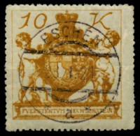 LIECHTENSTEIN 1920 Nr 39 Zentrisch Gestempelt X7A6F5E - Used Stamps