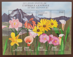 Central Africa Rep. (Centrafricaine) - 1999 - Flowers - Yv 1618DQ/DX - Sonstige & Ohne Zuordnung