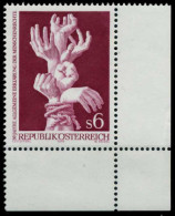 ÖSTERREICH 1978 Nr 1595 Postfrisch ECKE-URE X80989A - Unused Stamps