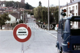 1982 RENAULT ESTAFETTE POLICE CAR VOITURE FRANCE 35mm DIAPOSITIVE SLIDE Not PHOTO No FOTO Nb4253 - Dias