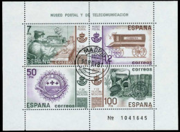 SPANIEN Block 24 Zentrisch Gestempelt X81D0BA - Blocks & Sheetlets & Panes