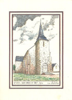 53-SAINT CHARLES LA FORET EGLISE-N°2809-C/0211 - Other & Unclassified