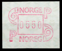 NORWEGEN ATM Nr ATM3-550 Postfrisch X911B3A - Timbres De Distributeurs [ATM]