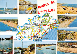 34-PLAGES DE L HERAULT-N°2816-D/0159 - Sonstige & Ohne Zuordnung