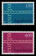 JUGOSLAWIEN 1971 Nr 1416-1417 Postfrisch X9339F2 - Ongebruikt