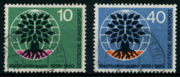 BRD BUND 1960 Nr 326-327 Gestempelt X95CF8A - Oblitérés