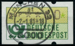 BRD ATM 1981 Nr 1-1-060R Zentrisch Gestempelt X97404A - Machine Labels [ATM]