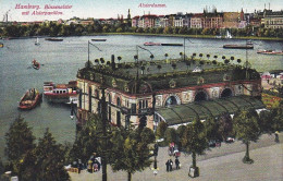 AK Hamburg - Binnenalster Mit Alsterpavillon - Alsterdamm - 1913 (69664) - Mitte