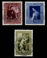 LIECHTENSTEIN 1952 Nr 306-308 Zentrisch Gestempelt X6A8EB6 - Gebruikt