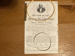 Steendruk Hemelsoet Gand Henricus Van Innis Wed Van Ypersele Maria *1790 Lede +1864 Gent Hof Van Beroep National Congres - Overlijden