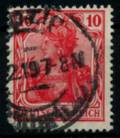 D-REICH GERMANIA Nr 86IIa Gestempelt X7191AE - Used Stamps