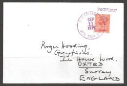 1979 Paquebot Cover, British Stamp Used In New Orleans, Louisiana - Briefe U. Dokumente