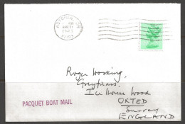 1983 Paquebot Cover, British Stamp Used In Astoria, Oregon - Brieven En Documenten