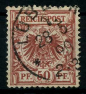D-REICH KRONE ADLER Nr 50b Gestempelt Gepr. X726E92 - Used Stamps