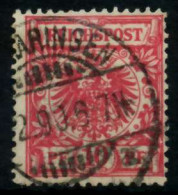 D-REICH KRONE ADLER Nr 47a Gestempelt Gepr. X726F96 - Used Stamps