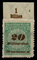 D-REICH INFLA Nr 329BP OR A Postfrisch ORA X72DB16 - Ongebruikt