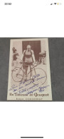 Carte Postale Cyclisme Robert Dorgebray Dédicacée Champion Olympique 1936 - Radsport