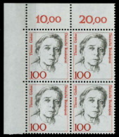 BRD DS FRAUEN Nr 1390 Postfrisch VIERERBLOCK ECKE-OLI X73037E - Unused Stamps