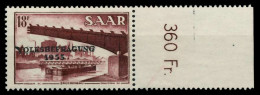 SAARLAND 1955 Nr 363 Postfrisch ORA X79DDEE - Ongebruikt