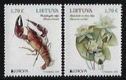 LITUANIA /LITHUANIA /LITAUEN /LITUANE /LIETUVA - EUROPA-CEPT 2024-"UNDERWATER FLORA And FAUNA".- SERIE De 2 V.- N - 2024