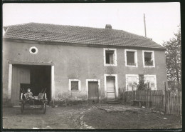 Fotografie Ansicht Leutesdorf, Haus Mit Treffern Von Infanterie-Geschossen übersäht 1914, 1.WK, 19 Rue De L`Église  - Krieg, Militär