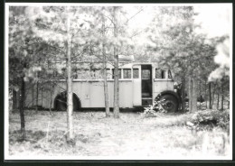 Fotografie Bus Do54 VEB Waggonbau Bautzen, Wrack In Zühlsdorf Abgestellt  - Auto's