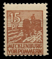 SBZ MECKLBRG VORP. Nr 37za Postfrisch Gepr. X81929A - Sonstige & Ohne Zuordnung