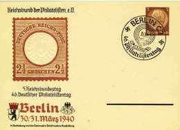 3.Reich Privat-Ganzsache 1940 PP122 SST Berlin    (0333 - Sonstige & Ohne Zuordnung