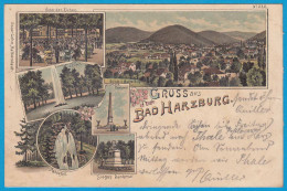 AK Litho Bad Harzburg Goslar Blick Butterberg 1897   (2426 - Other & Unclassified