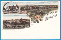 AK Litho Clausthal Zellerfeld Hotel Deutsches Haus  (2450 - Other & Unclassified