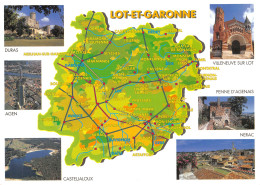 47-PANORAMA DU LOT ET GARONNE-N°2821-B/0207 - Sonstige & Ohne Zuordnung