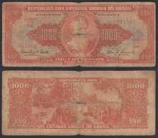 Brasilien - Brazil 1000 Cruzados 1960 Sig. 8 Pick 165 G (6) Sehr Selten  (31029 - Other - America