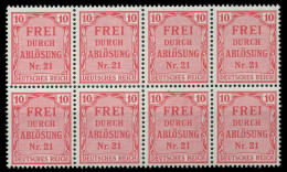 D-REICH DIENST Nr 4 Postfrisch SO URA X86F366 - Dienstmarken