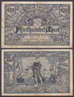 MANNHEIM 500 Mark NOTGELD Gutschein 1923 VG/F (4/5)    (32304 - Sonstige & Ohne Zuordnung